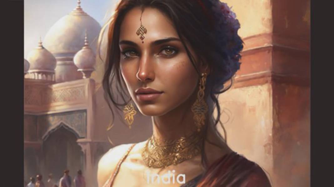 Yapay zekaya "Ülkeler güzel kadınlar olsaydı nasıl görünürlerdi?" diye sordular; işte sonuç! 74